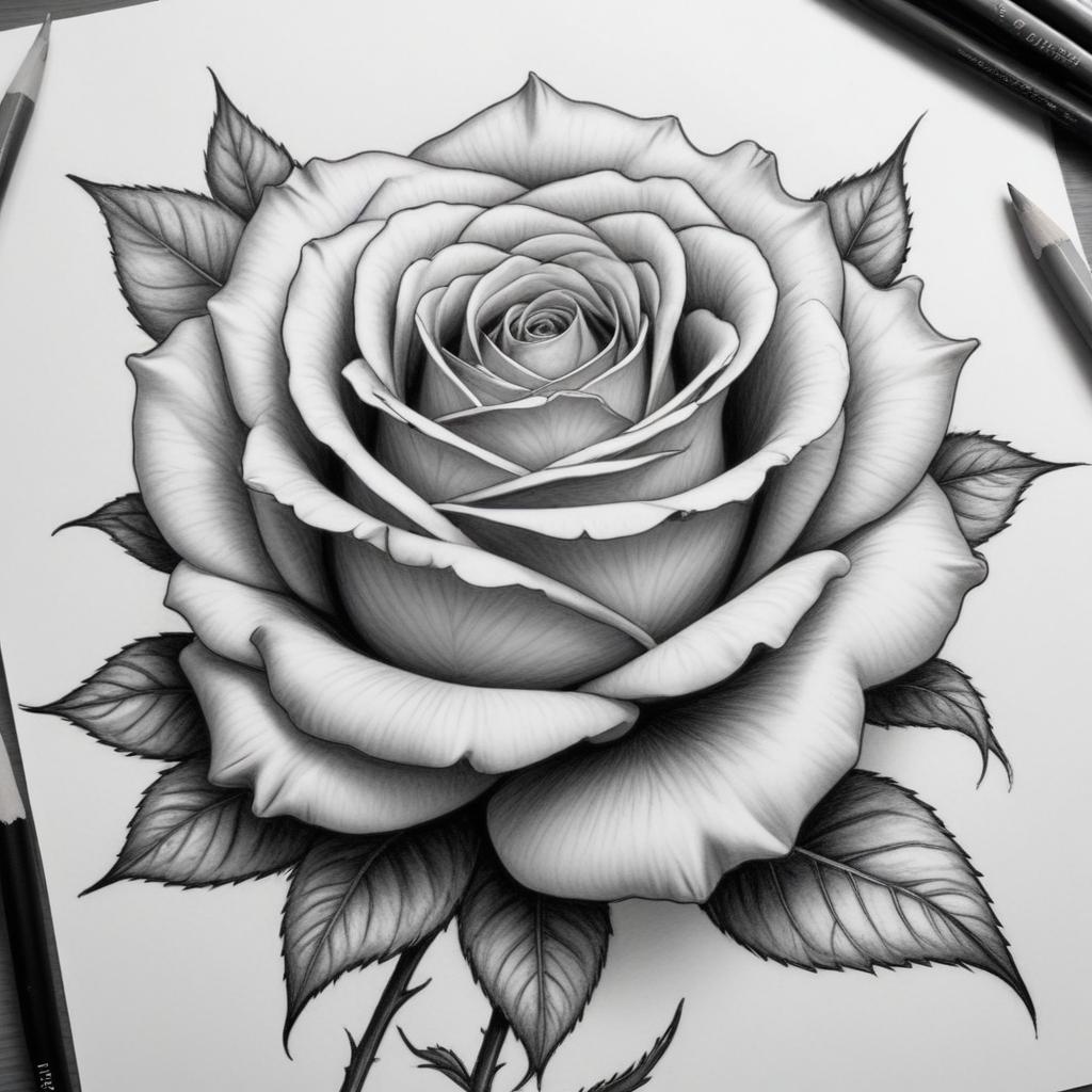 drawing:kkbuebxxlzy= rose